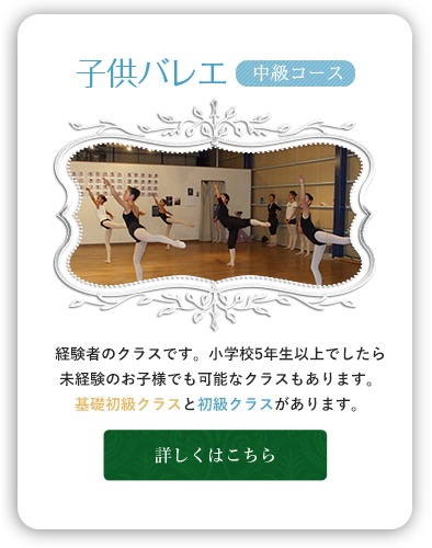 経験者のクラスです。小学校5年生以上でしたら未経験のお子様でも可能なクラスもあります。基礎初級クラスと初級クラスがあります。
